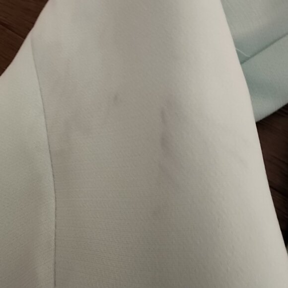 Justfab Flap Pocket Blazer NWOT Mint Green XL Dark Marks - Picture 6 of 11